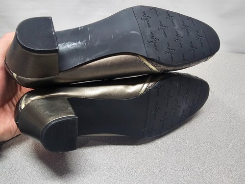 NIB Easy Street Cici Women Size 11 M Metallic Slip On Pumps Dress Shoe 1.5" Heel - Picture 8 of 9