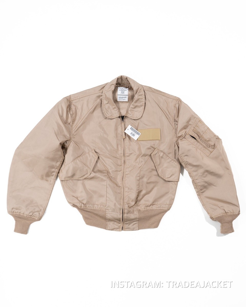 ジャケット・アウター Military Dead Stock Flight JKT CWU-36/ P DEADSTOCK CWU-36/P FLYER'S JACKET NOMEX DESERT TAN LARGE (42
