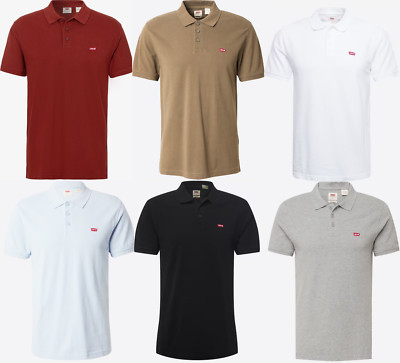 LEVIS Levi´s Polohemd Baumwolle Poloshirt Polo Freizeit Herren T-Shirt Kragen