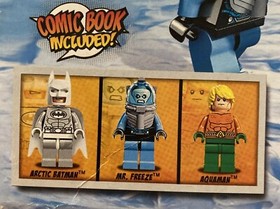 NEW! LEGO DC Univ Super Heroes 76000 Arctic Batman Vs. Mr. Freeze Aquaman on Ice