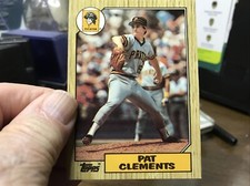 1987 Topps Tiffany Parallel # 16 Pat Clements