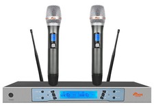 IDOLpro UHF-320 Dual Professional Superior Sound Wireless Microphone System NEW