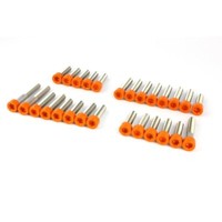 Schraubensatz KTM Duke 250 Orange | Edelstahl | Motor-Schrauben | Kit Set
