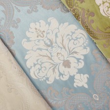 Royal Damask Chenille Upholstery Brocade Satin Jacquard Fabric 56/58" Polyester