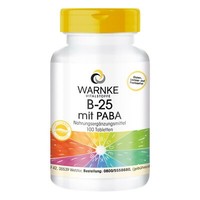 B-25 Mit Paba - Vitamin B-Komplex - 100 Tabletten, Vegan | Warnke Vitalstoffe