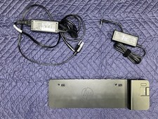 HP 2013 UltraSlim Docking Station HSTNN-IX10 With Power Adapter / Cords Used