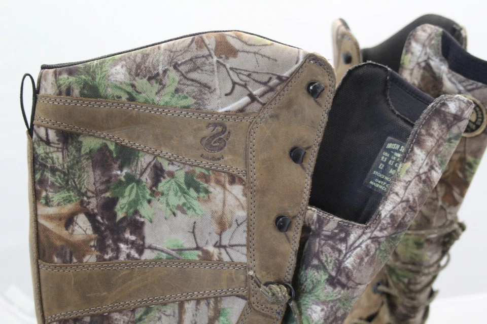 17" Irish Setter Scent Ban Snake Boots Stock #2875 Size 9.5 EUC - Image 4 of 4