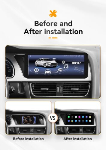 10,25" Für Audi A4 A5 B8 S4 S5 Concert Android 13 Autoradio Carplay GPS Navi 32G - Bild 5 von 24
