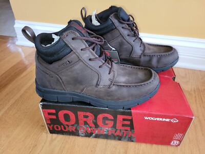 New Wolverine Karlin Moc Toe Men's Boots, Brown. Choose Size