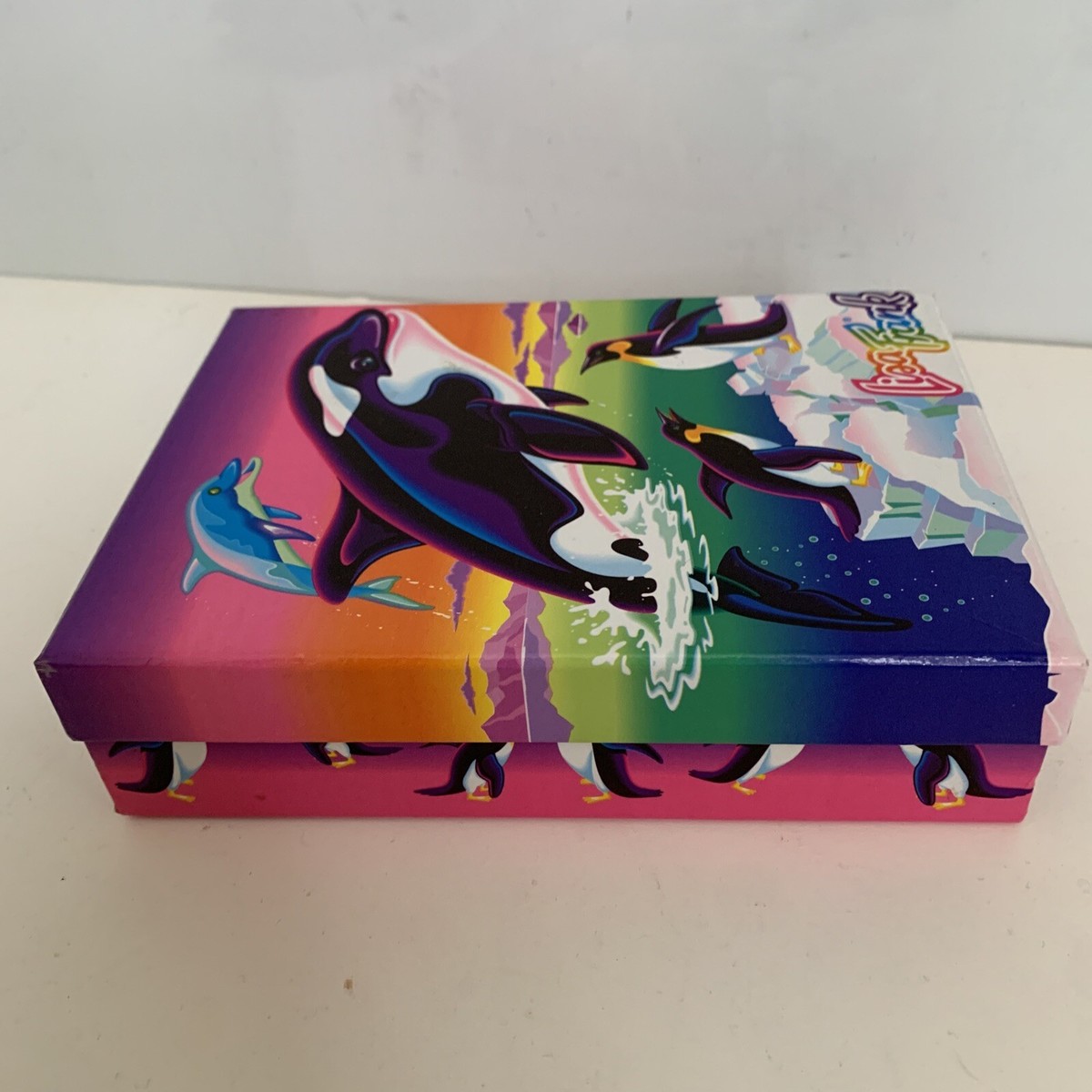 Vintage Lisa Frank Max Splash Whale Orca Dolphin Penguins