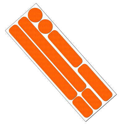 Reflektor Aufkleber Set - Mehr Sicherheit Im Dunkeln Für Fahrrad, Helm & Kinderwagen