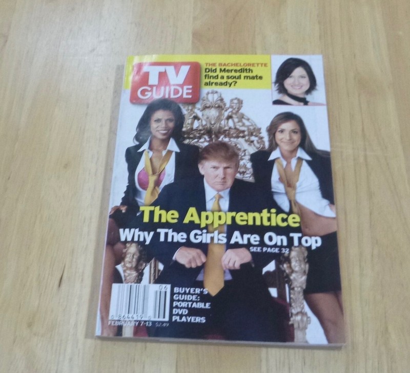 TV GUIDE FEBRUARY 7-13 2004 The Apprentice-Donald Trump Cover Central NC