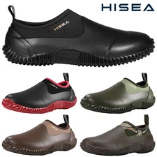 HISEA Unisex Rain Boots Low Top Neoprene Waterproof Slip-On Garden Working Shoes