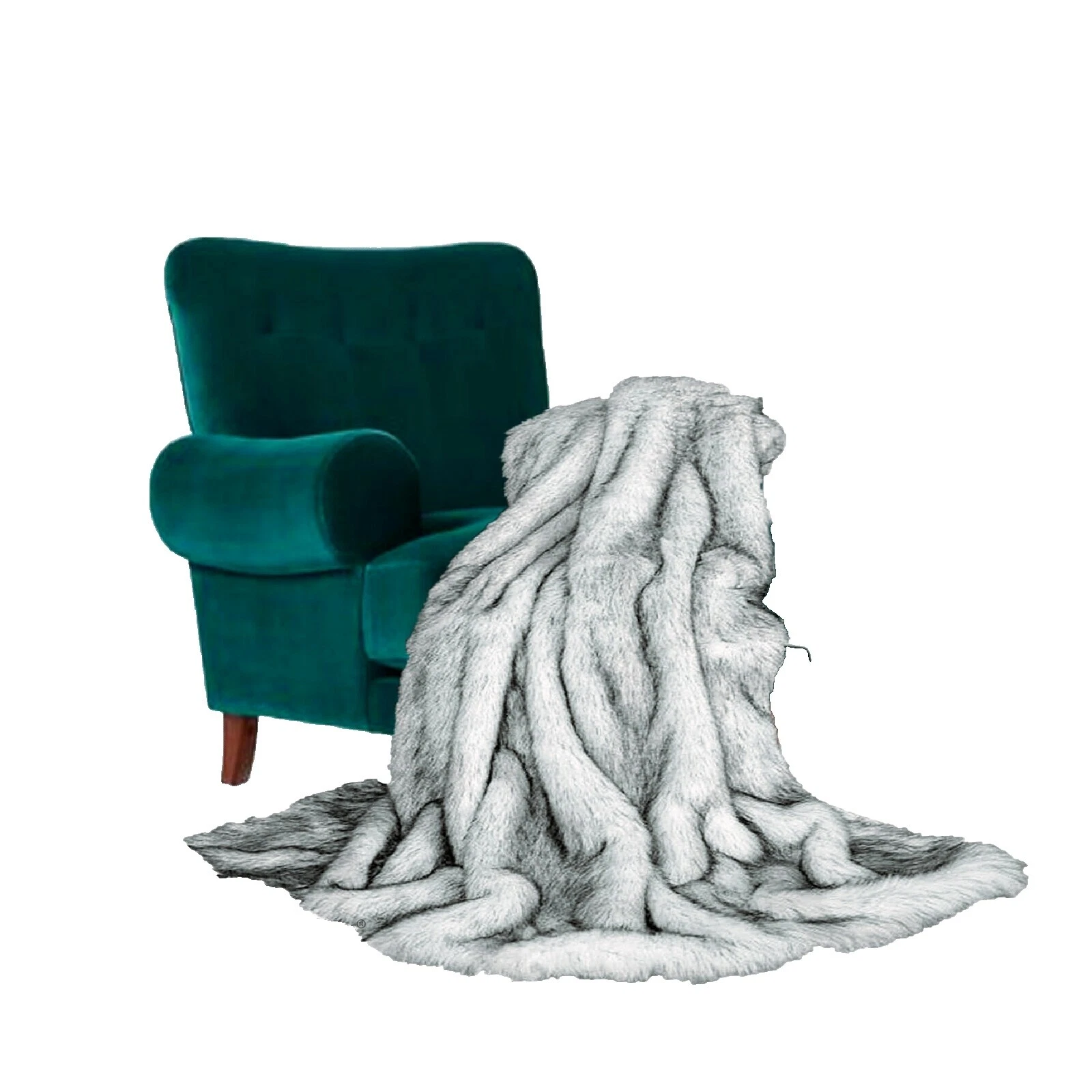 Faux Leather Leather, Fur & Sheepskin Rugs