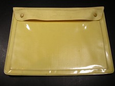 OPEL*AUTOHAUS WIESBADEN*AUTO BORDMAPPE*DOKUMENTMAPPE FÜR FAHRZEUGPAPIERE*VINTAGE