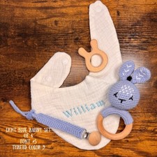 Personalised Newborn Baby Gift Set, Newborn 0-3 Months