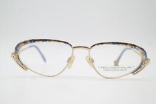 Vintage Glasses Neostyle BOUTIQUE 365 Gold Multicolored Oval Frame