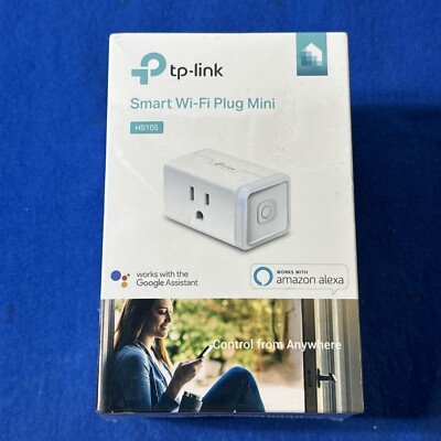 New TP Link Kasa Smart Wi-Fi Plug Mini HS105 Works with Google Home Alexa SEALED