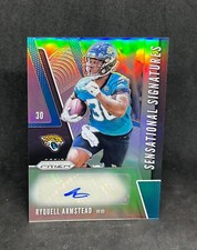 2019 Panini Prizm Ryquell Armstead Signatures Auto Rookie RC Silver Holo
