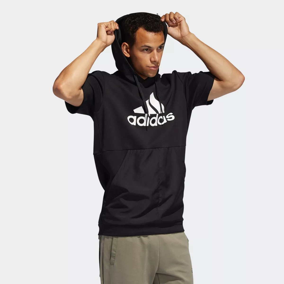 Short sleeve top adidas hoodie