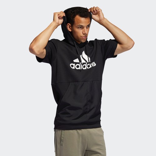 adidas short sleeve hoodie