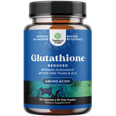 Reduced Glutathione Supplement with Glutamic Acid - L Glutathione ALA | eBay Reduced Glutathione Supplement with Glutamic Acid - L Glutathione ALA | eBay