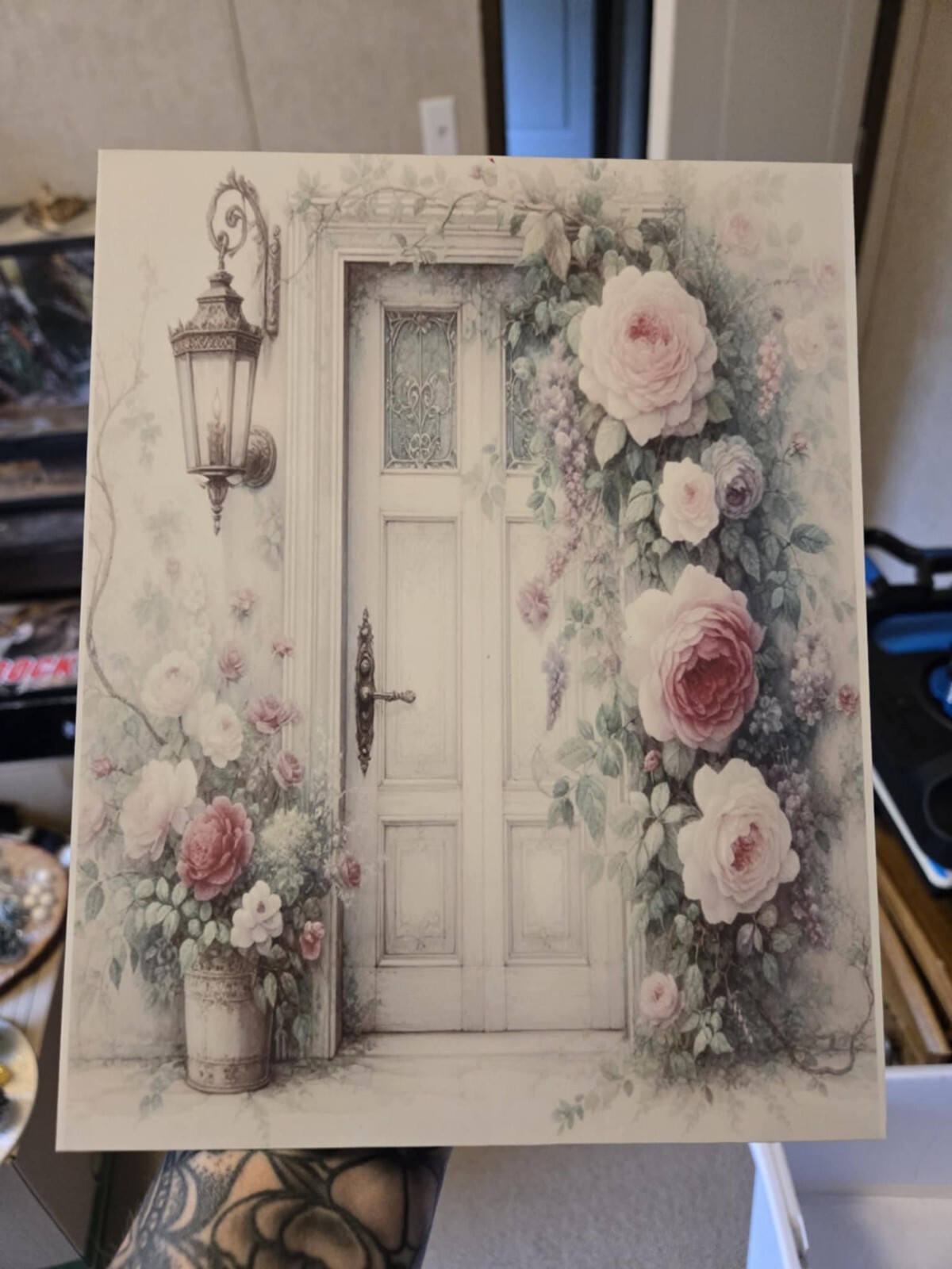 Handcrafted sublimated aluminum photo print