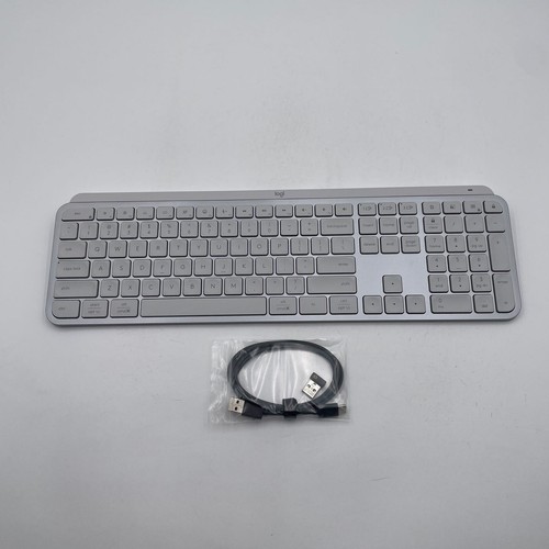 Logitech MX Keys S Wireless Keyboard - Pale Grey - 第 1/5 張圖片