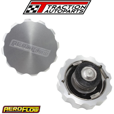 AEROFLOW Billet Radiator Cap Small Styles - Silver Suit 32mm Water Neck ...