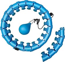Smart Weighted Fitness Hoops for Adults Weight Loss 2 in 1 Exercise