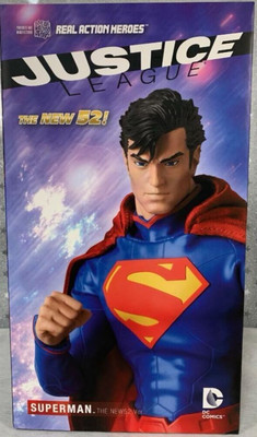 Medicom Toy Justice League Superman RAH Action Figure Rare Item