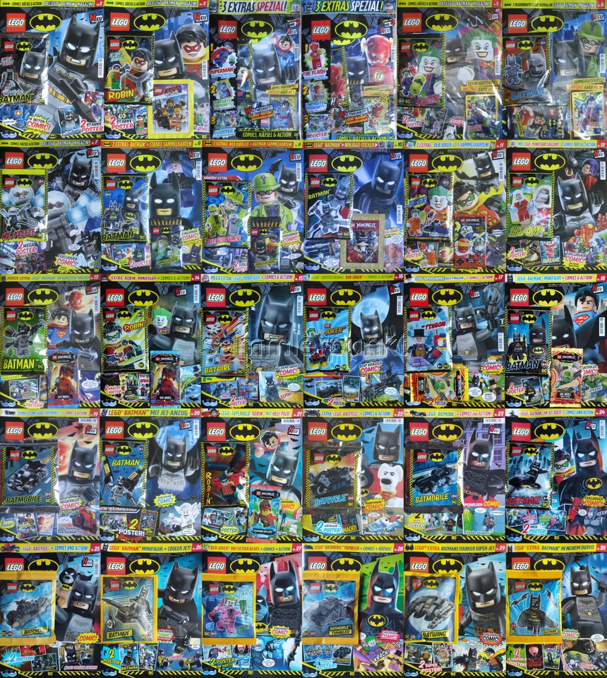 1 LEGO® BATMAN MAGAZIN & LIMITIERTER MINIFIGUR bzw. MINIBAUSATZ Ihrer Wahl - Bild 1 von 1