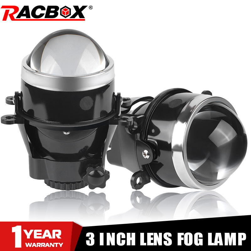 2X 3.0 inch HID Bi-xenon Projector Fog Lights Lens Lamps Retrofit for Valeo