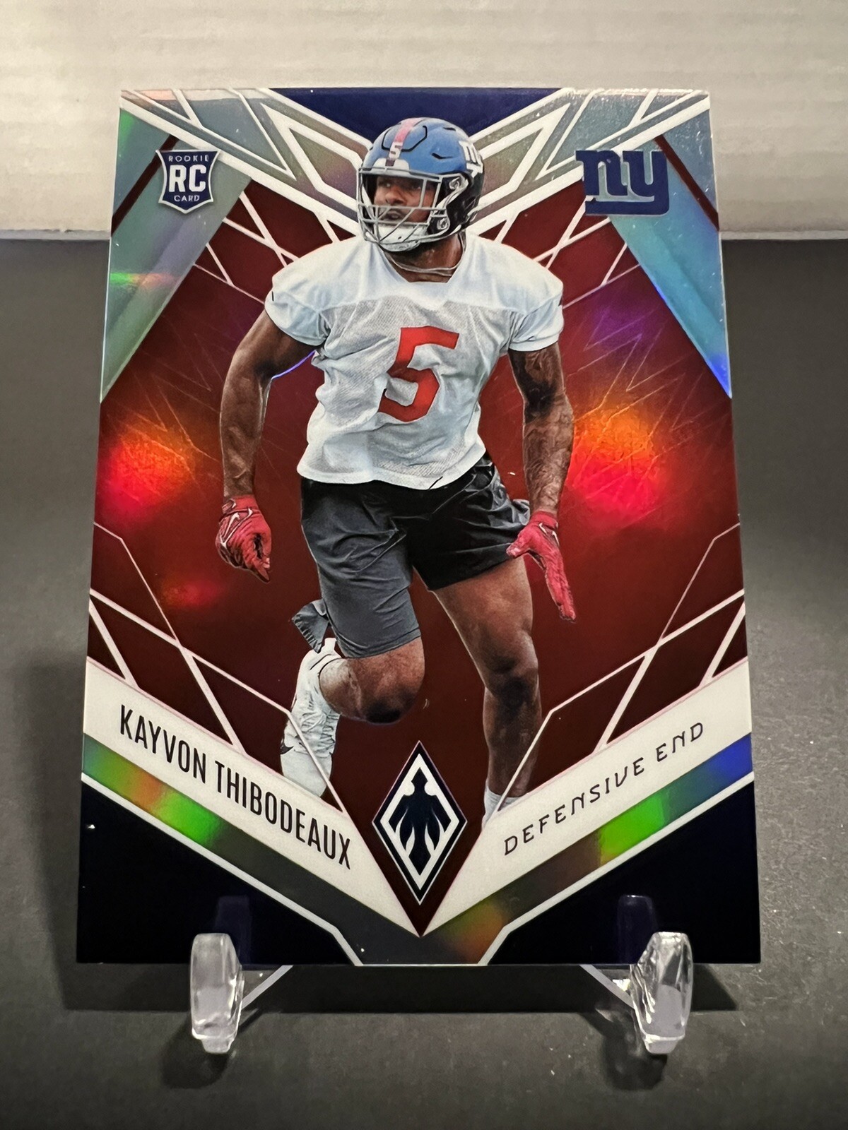 Kayvon Thibodeaux 2022 Panini Phoenix Red #168 Rookie RC /250 Giants