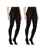 NWOT Yummie Opaque Tights Smooth Seam Tights 2 Pack Black Size Small  $40 JJ325