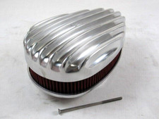 Carb Finned Tear Drop Air Cleaner W Washable Filter Polished E40201p