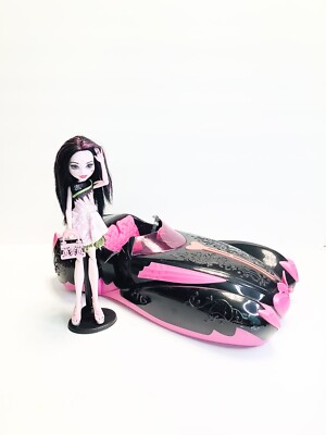 Mattel Monster High Sweet 1600 Draculaura's Roadster With Doll | eBay