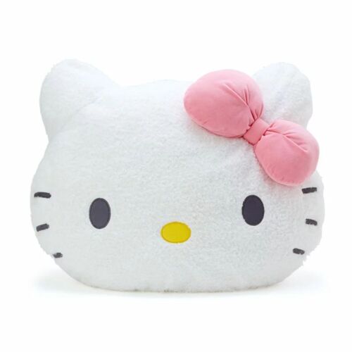 Sanrio Hello Kitty Big Face Cushion Stuffed Toy Plush Doll New JP - Bild 6 von 12