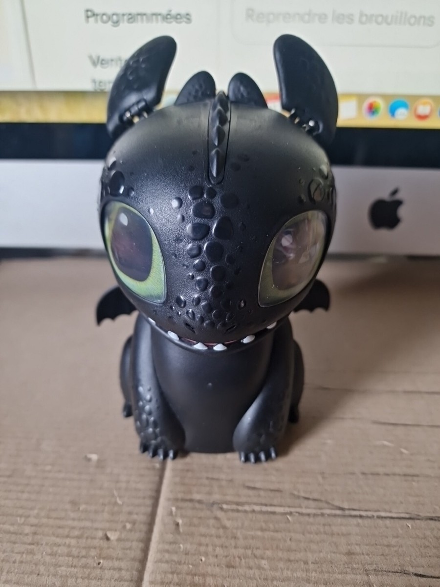 Figurine Dragon Fait Main – Krokmou En Résine – Cadeau Fan Dragons