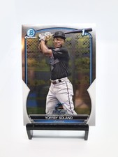 2023 Bowman Chrome Prospect Yoffry Solano 1st Bowman Miami Marlins #BCP-72