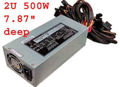 Enhance ENH-2150 2U 500W PSU, 7.87'' deep ONLY(can replace P2H-5500V, TC-2U46)