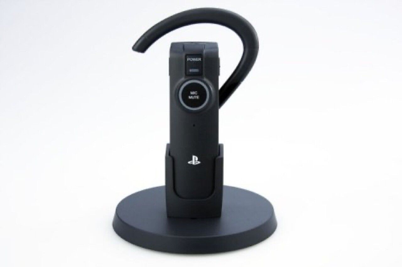 gebaar Verslaving hun Official OEM SONY PlayStation 3 PS3 Bluetooth Headset W/ Charge Cradle &  Cable 711719809708 | eBay