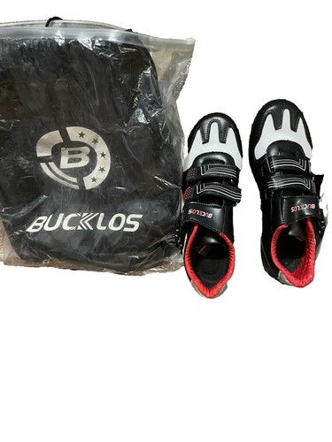 Chaussures De Cyclisme Peloton - Taille EU 46 / US 12, Noir, à Crampons 3 Trous, Homme