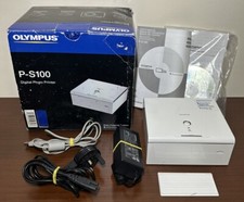 Olympus P-S100 Digital Photo Printer - Cables + Manuals Used - See Description