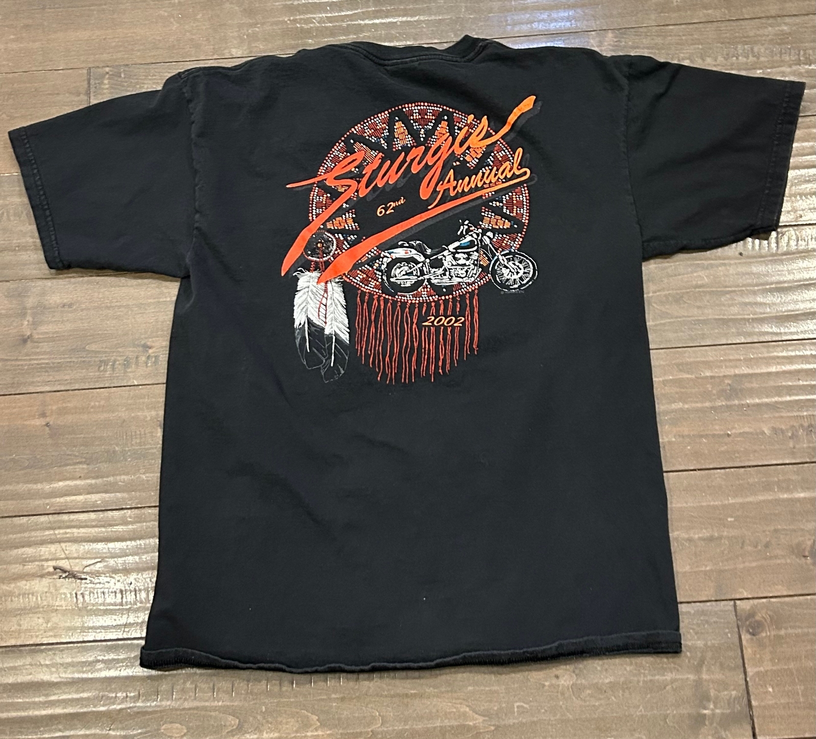 ALTRA T shirt Sturgis fiamme 2002 vintage