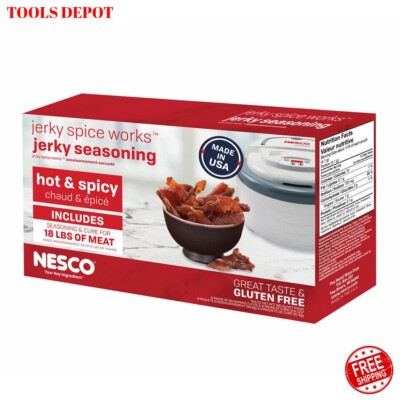 Hot Spicy Flavor Jerky Seasoning, 9 Pack, Included (qty.) 9, Model# HJ-18