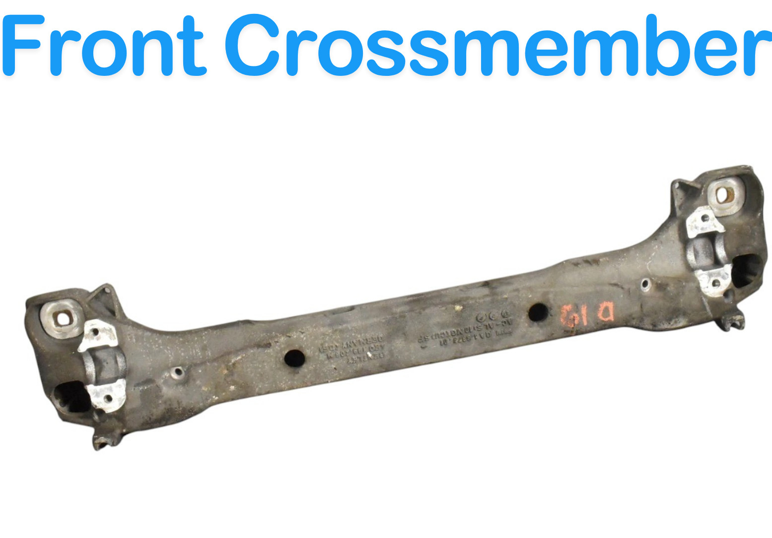2008 Bentley Continental GT GTC Front Engine Suspension Crossmember Oem