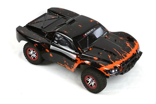 Custom Body Muddy Orange Black for Traxxas Slash 1/10 Truck Car Shell Cover 1:10 - Picture 5 of 7