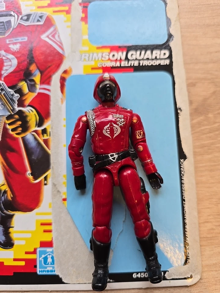 Gi Joe Crimson Guard 1985 Vintage action figure Hasbro G.i.Joe Cobra - Image 2 of 4