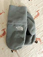 The North Face Gray Fleece Mittens Youth Size M/M